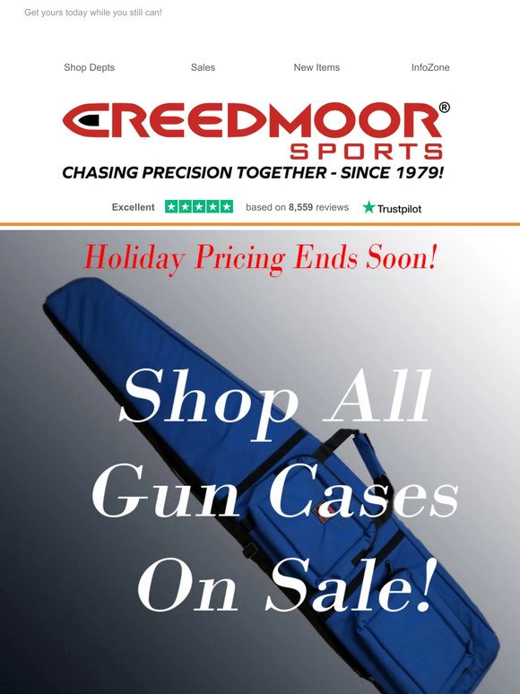 Rifle Cases Are Still On Holiday Special!