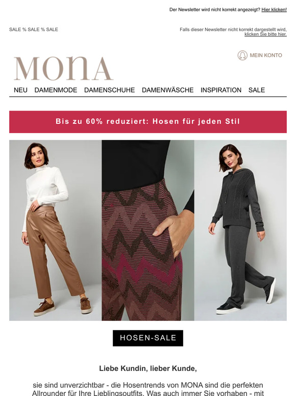 👖 Jetzt bis zu 60% auf HOSEN!