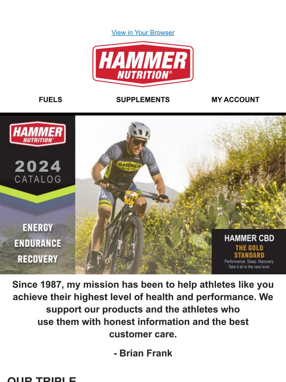 Hammer Nutrition It's HERE! Hammer Nutrition 2024 Catalog! Milled