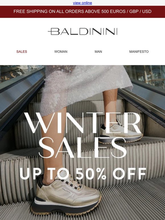 Sales: up to 50% off for you