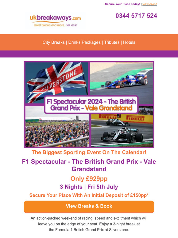 UK Breakaways: F1 Spectacular - The British Grand Prix! | Milled