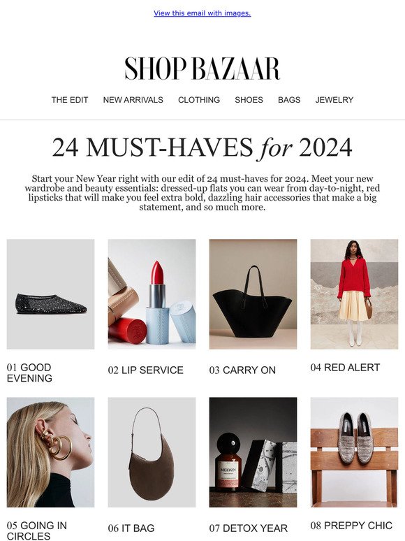 24 Must-Haves For 2024