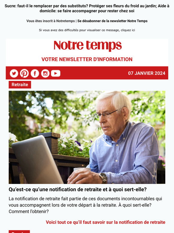 Notre Temps: Notification de retraite: à quoi sert ce document? Psycho ...