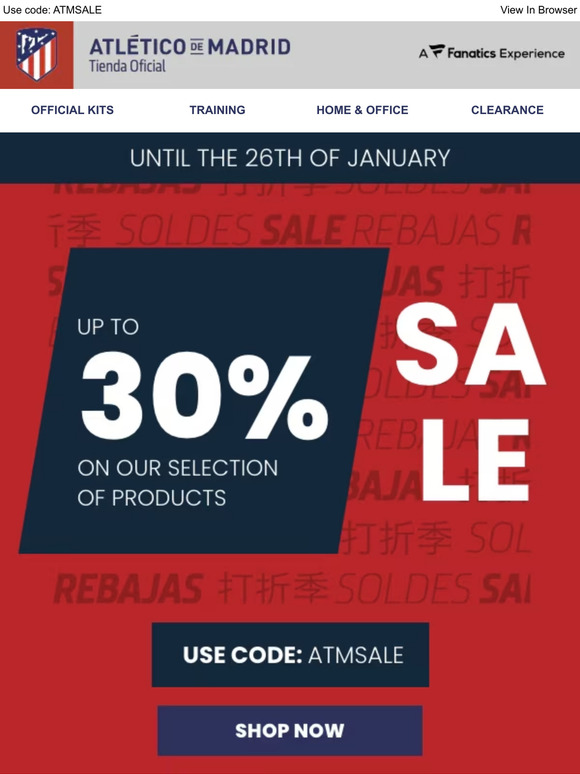 Up To 30% Off Selected Products
