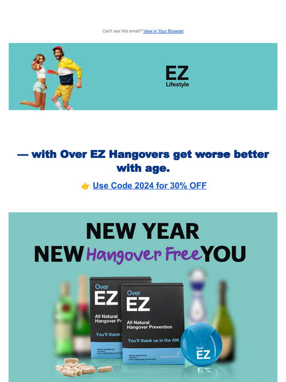 Over EZ: Hangover Prevention by EZ Lifestyle