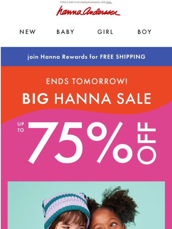 Hanna Andersson Email Newsletters Shop Sales, Discounts, and Coupon Codes