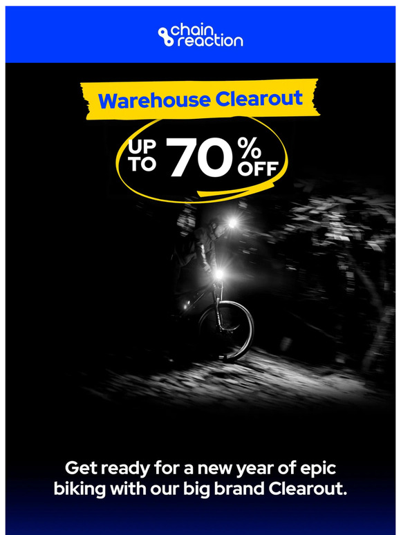 Up to 70% off in Clearout