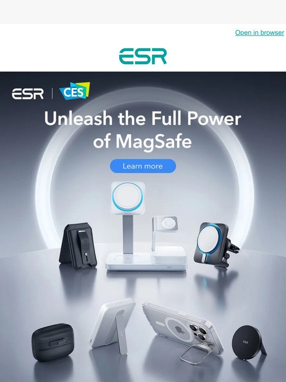 AEVO: CES 2024: Unleash the full power of MagSafe, ESR