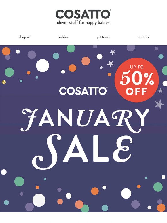 Act Now! Save 50% in Jan Sale.