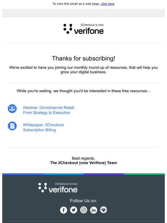 Thanks for subscribing! Let's get started with some free resources