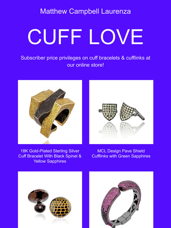 Cuff Love - Subscriber price privilege at mcldesign.net