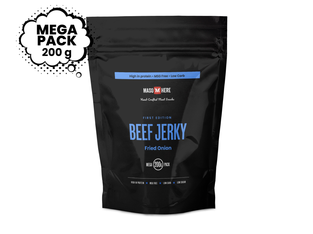 Hovězí jerky se smaženou cibulkou 200g