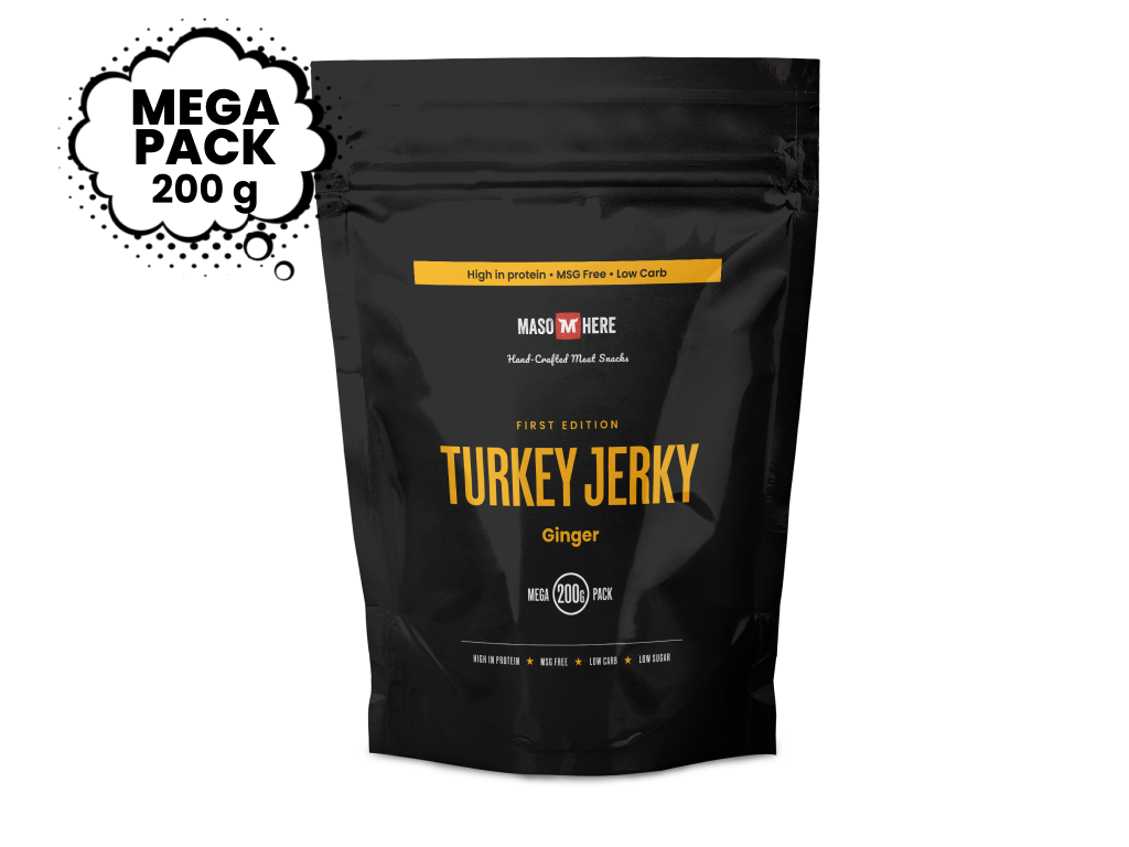 Krůtí jerky se zázvorem 200g