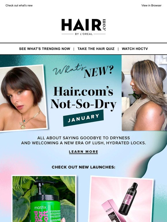 Hair.com's Not-So-Dry January