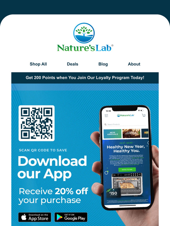 Today only: Get the app and the savings!