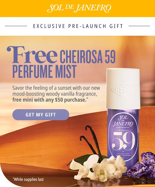New products from Sol de Janeiro: Cheirosa 59 mist and Delícia