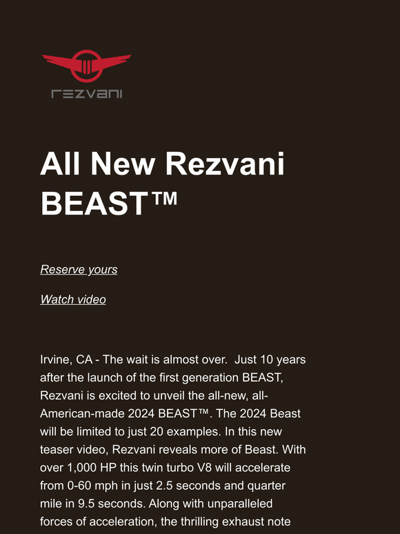 2024 Rezvani Beast Teaser 2 [Video]
