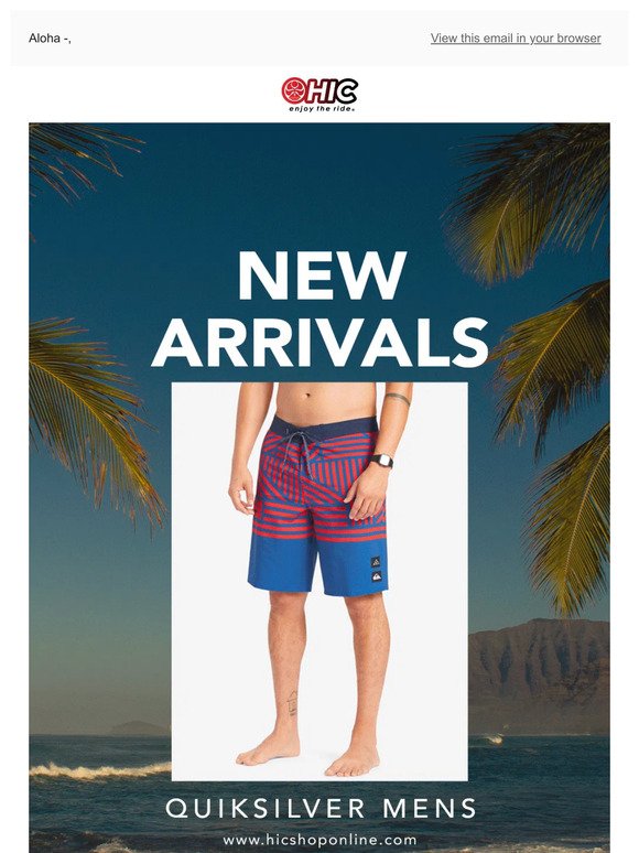 Just Added: Quiksilver Mens!