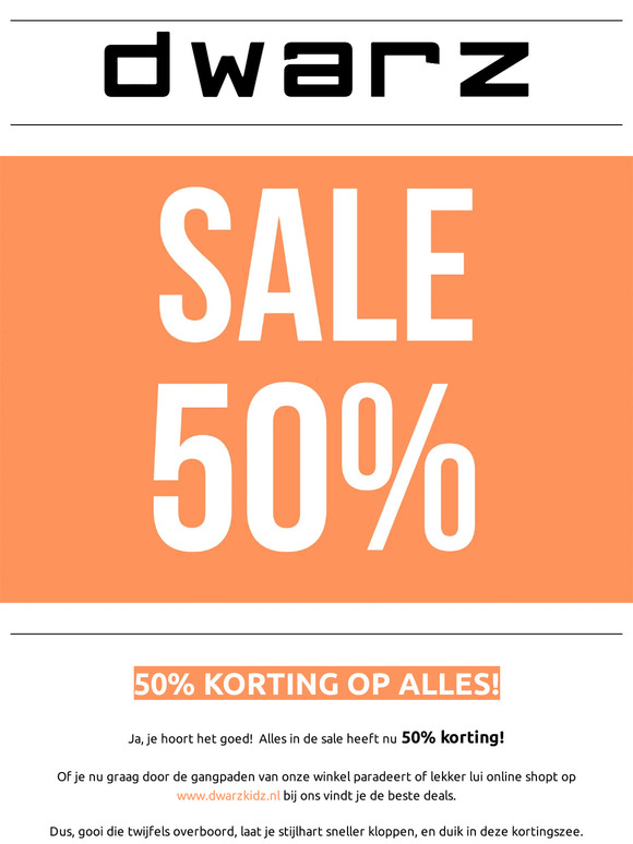💥 50% KORTING OP ALLES! 💥 MEGA MEIDEN MAGAZIJN SALE! 💥