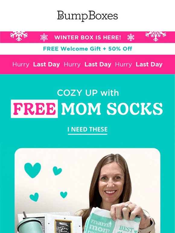 Last Chance! Claim your FREE Set of MOM Socks!