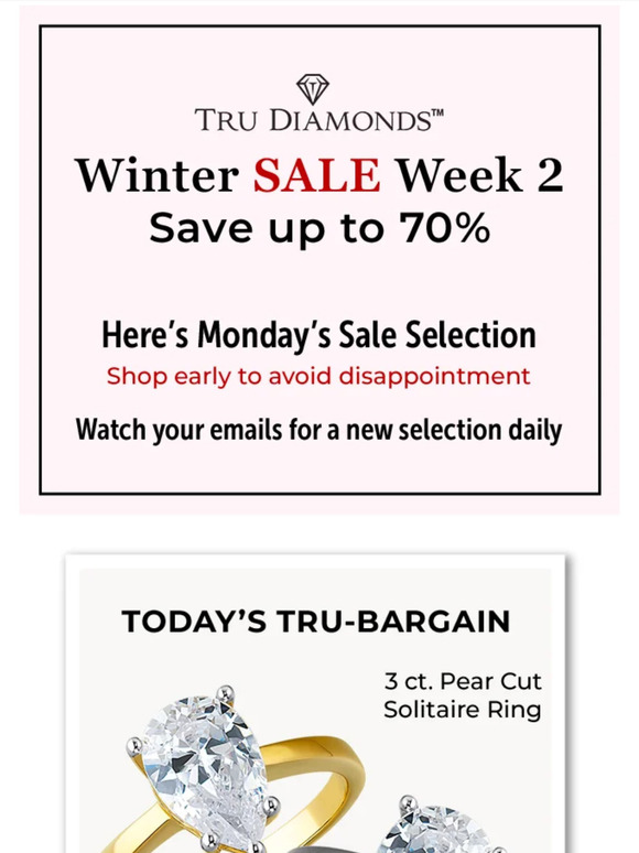 Week 2 Winter Super Sale starts today!