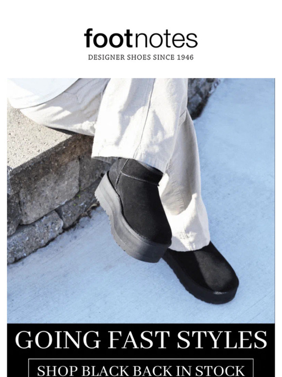 Two Words: UGG Boots! Black Back In Stock!