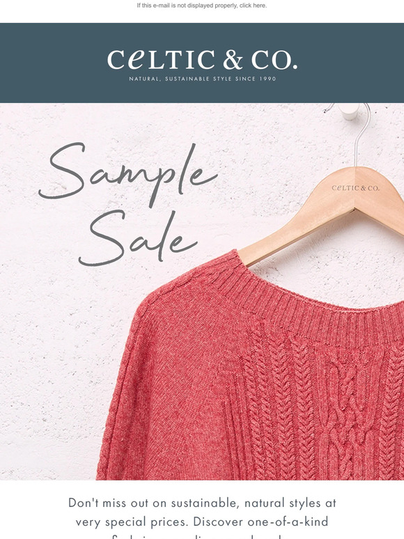 Celtic & Co Email Newsletters Shop Sales, Discounts, and Coupon Codes