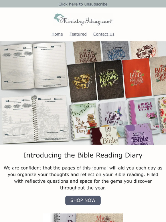 Ministry Ideaz The New Bible Reading Diary Record Your Favorite Gems