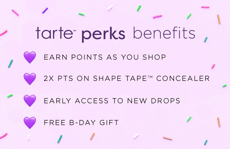 tarte™ perks benefits