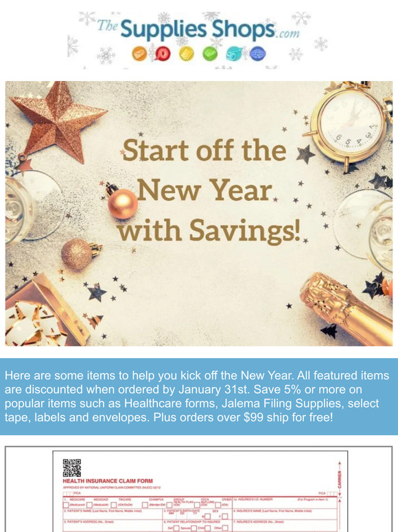 New Year New Savings!