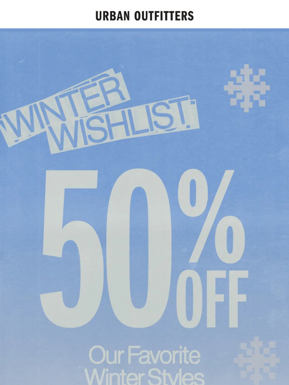 Urban Outfitters Winter Sale Last Chance Milled   C@2x 