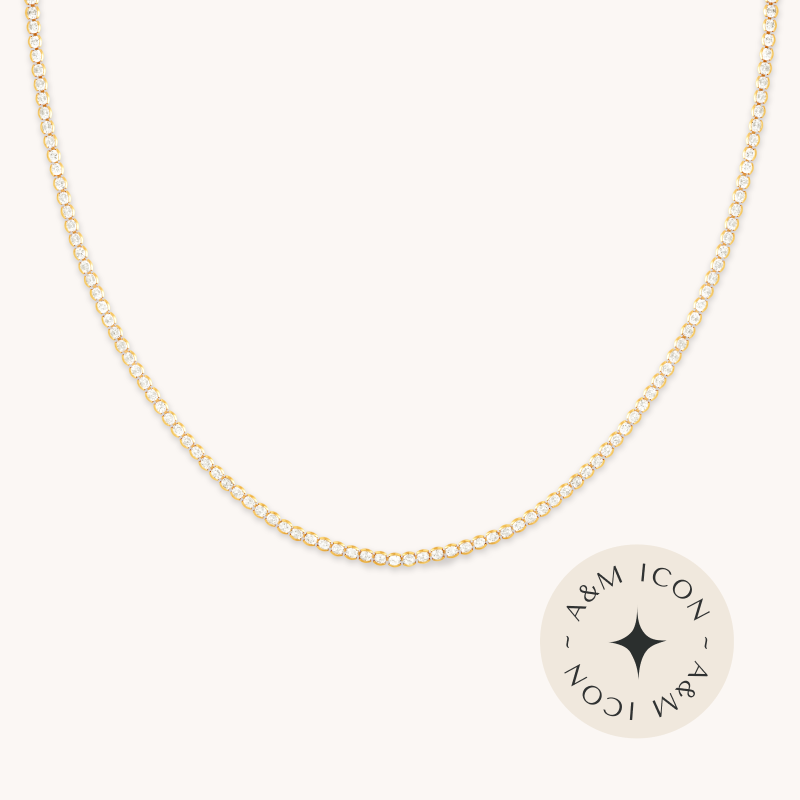 Gleam Tennis Chain Necklace