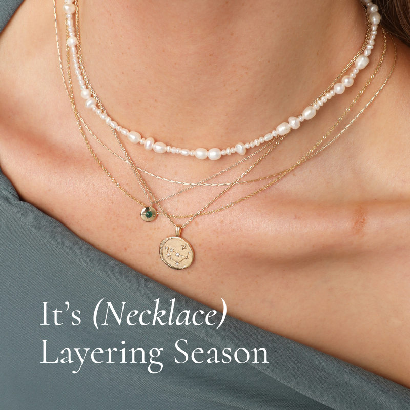 It's (necklace) layering season