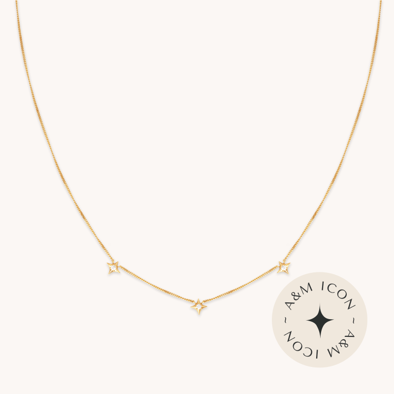 Cosmic Star Charm Necklace