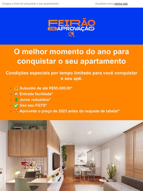 🏠 Agora é a hora de realizar: começou o Feirão de Aprovação
