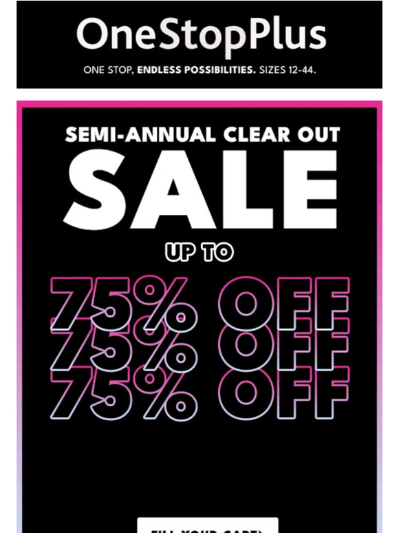 One Stop Plus 💌ENCLOSED SEMIANNUAL CLEAR OUT EVENT! Milled