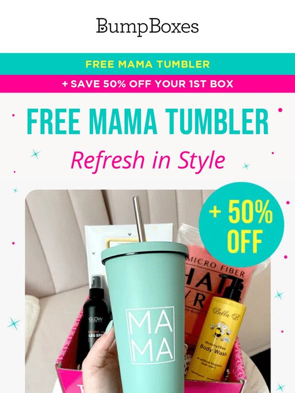 FREE MAMA 🥤 TUMBLER + FREE SHIPPING
