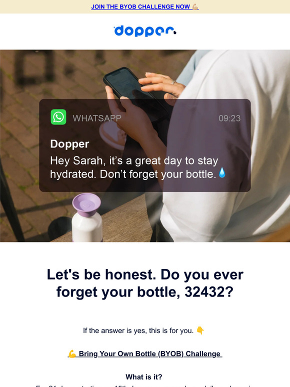 If you ever forget your bottle, then this is for you 32432 👉🏼