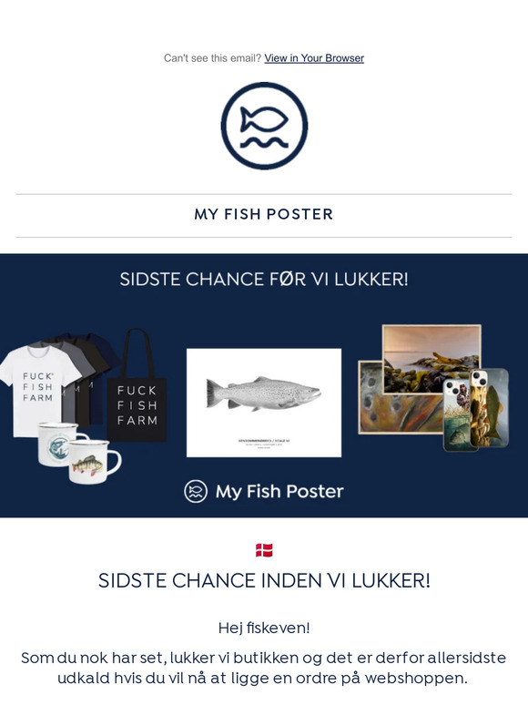Sidste chance inden vi lukker!