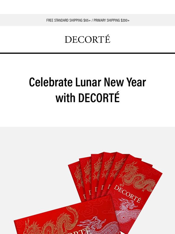 Celebrate Lunar New Year with DECORTÉ