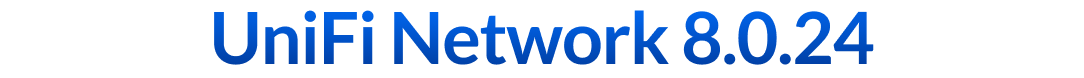 UniFi Network 8.0.24