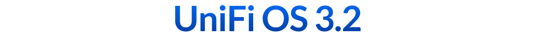 UniFi OS 3.2
