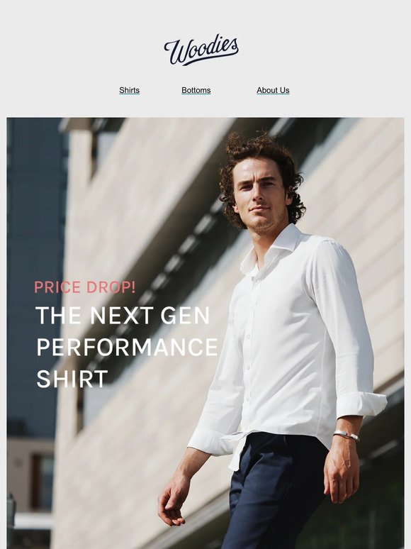 NEW PRICE DROP: The Performance Shirt