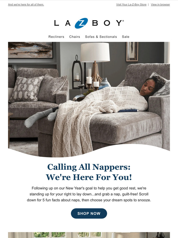 La-Z-Boy: 5 Facts About Naps! | Milled