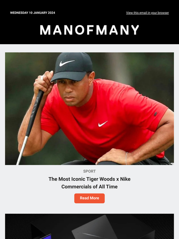 Man of Many: The Most Iconic Tiger Woods x Nike Commercials of All Time ...