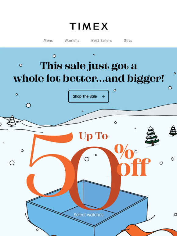 timex Email Newsletters Shop Sales, Discounts, and Coupon Codes