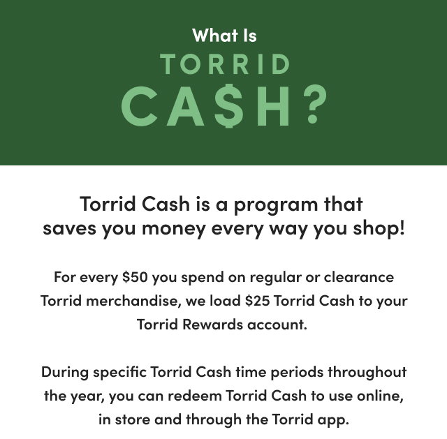 What is Torrid Cash?