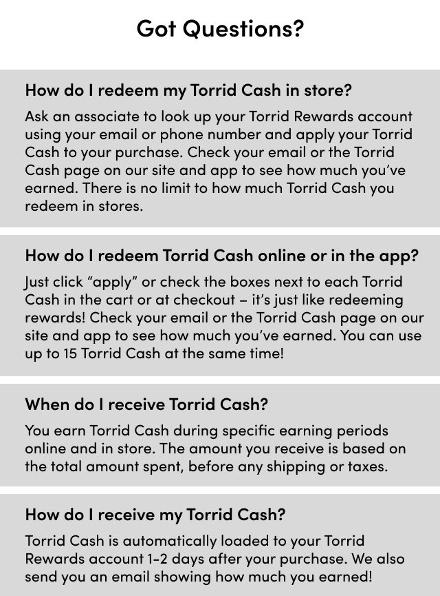 GOT QUESTIONS [FAQ] 