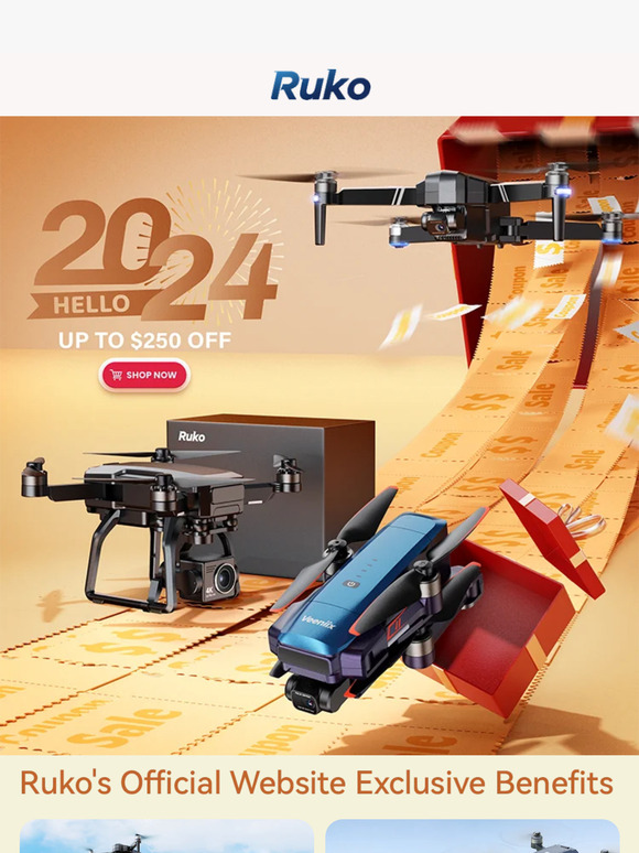 ⚡Hello 2024: Grab Your Favorite Drones at Unbeatable Prices | Up to $250 Off🔥