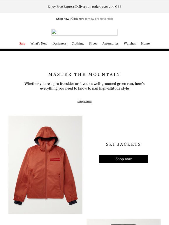 Mr Porter Email Newsletters: Shop Sales, Discounts, and Coupon Codes